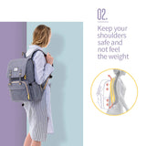 Canvas Diaper Bag Travel Backpack